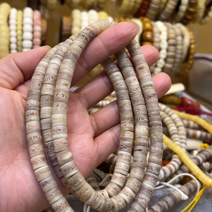 梵***叶牛骨手串/手链直径8牛嘎