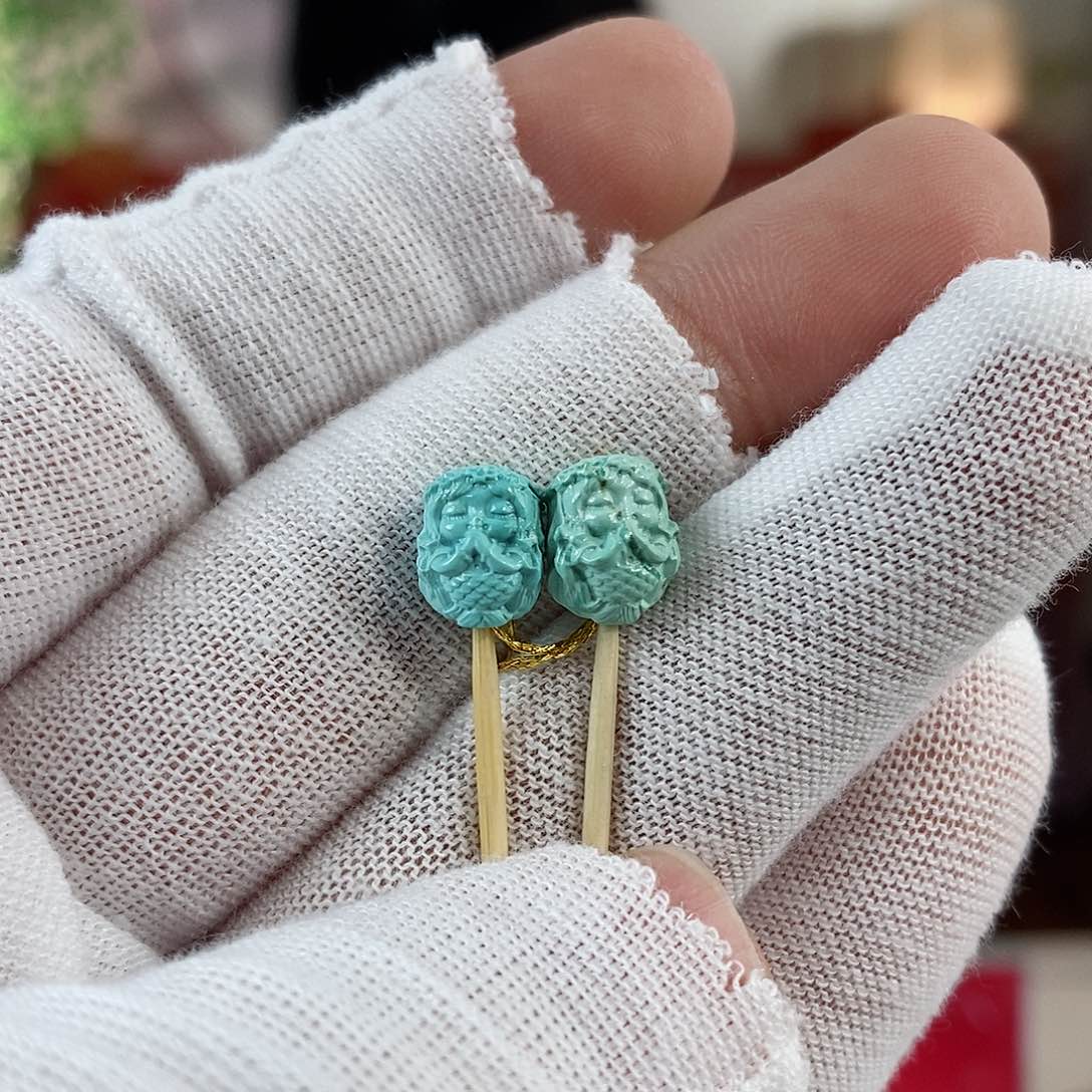 绿松石珠宝奇石未镶嵌