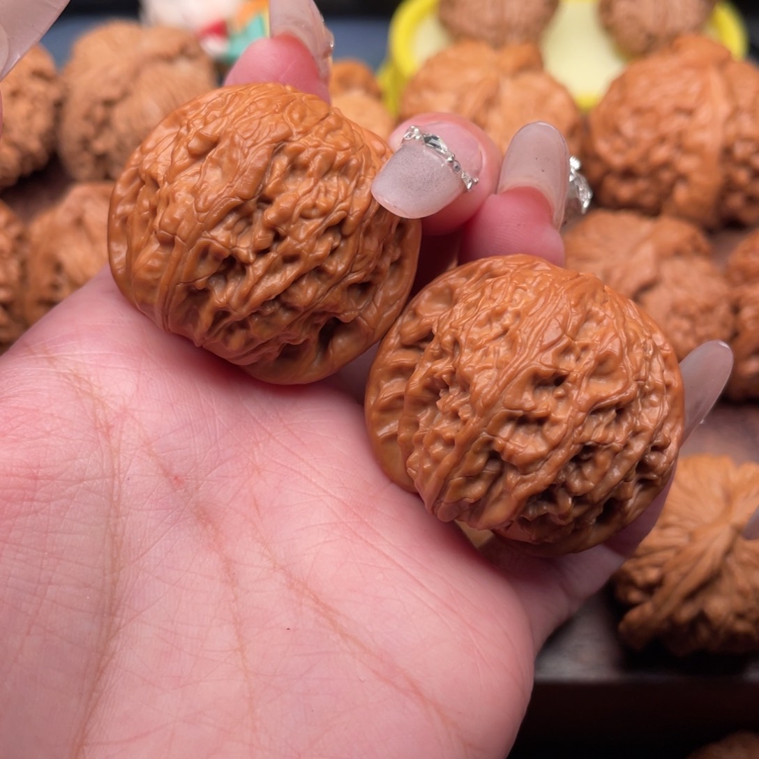 文玩核桃把件山地磨盘38