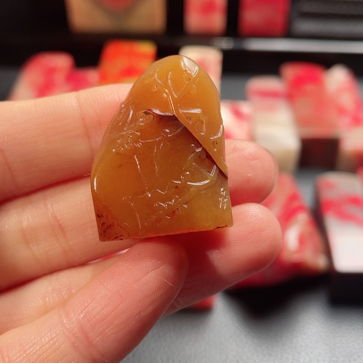 【闪购商品】田黄石听*话邵氏田黄印章