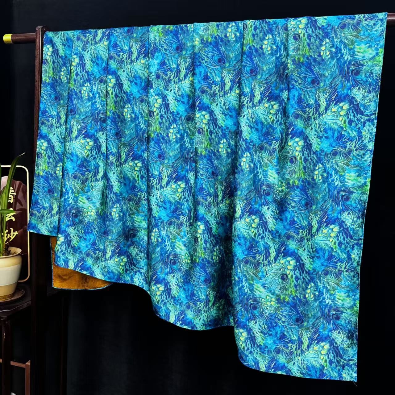 [幻海羽波]非遗宋锦国风披肩大方巾140*140（527-A2）