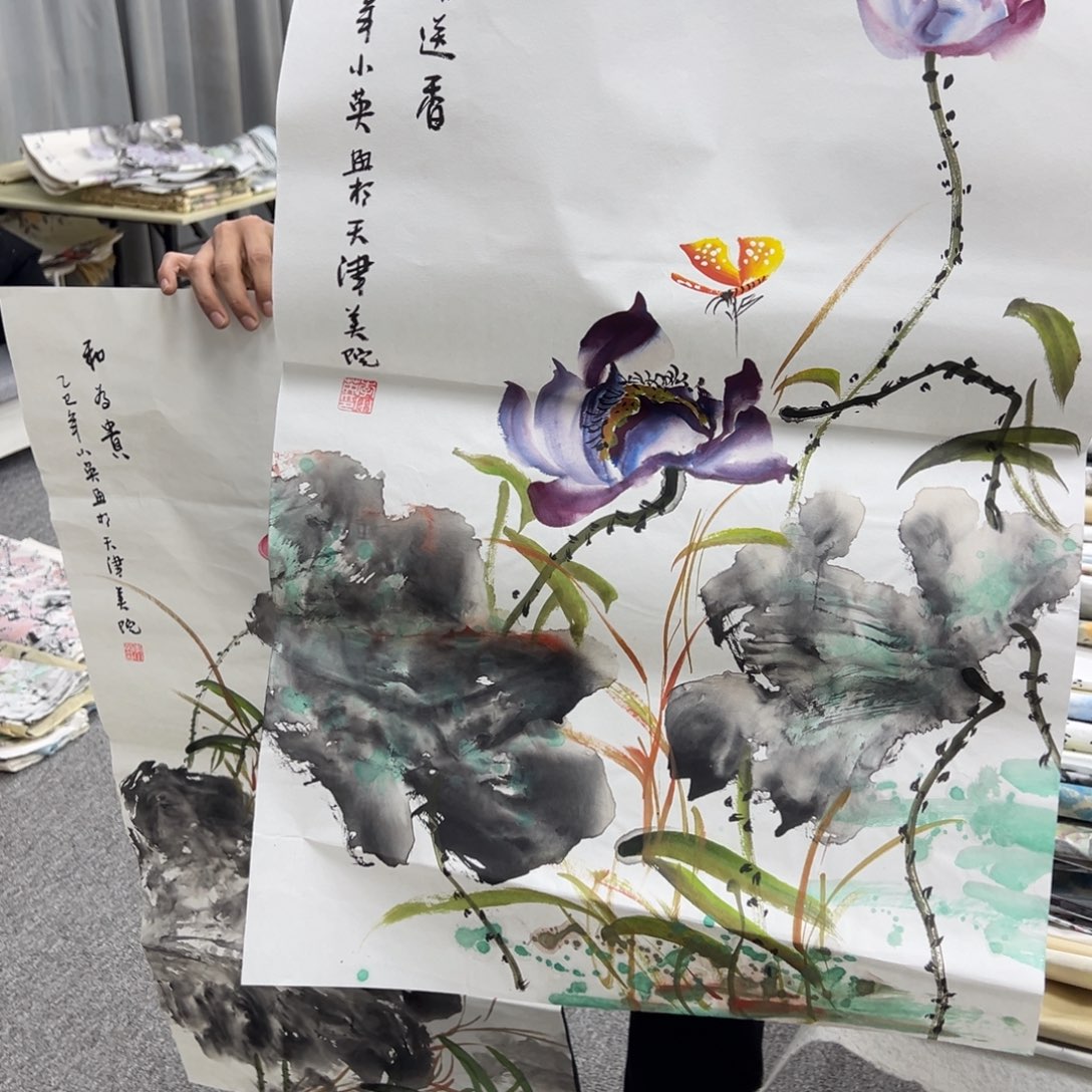 国画纯手绘字画宣纸