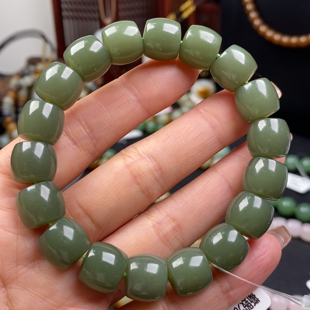 和田玉手串未镶嵌