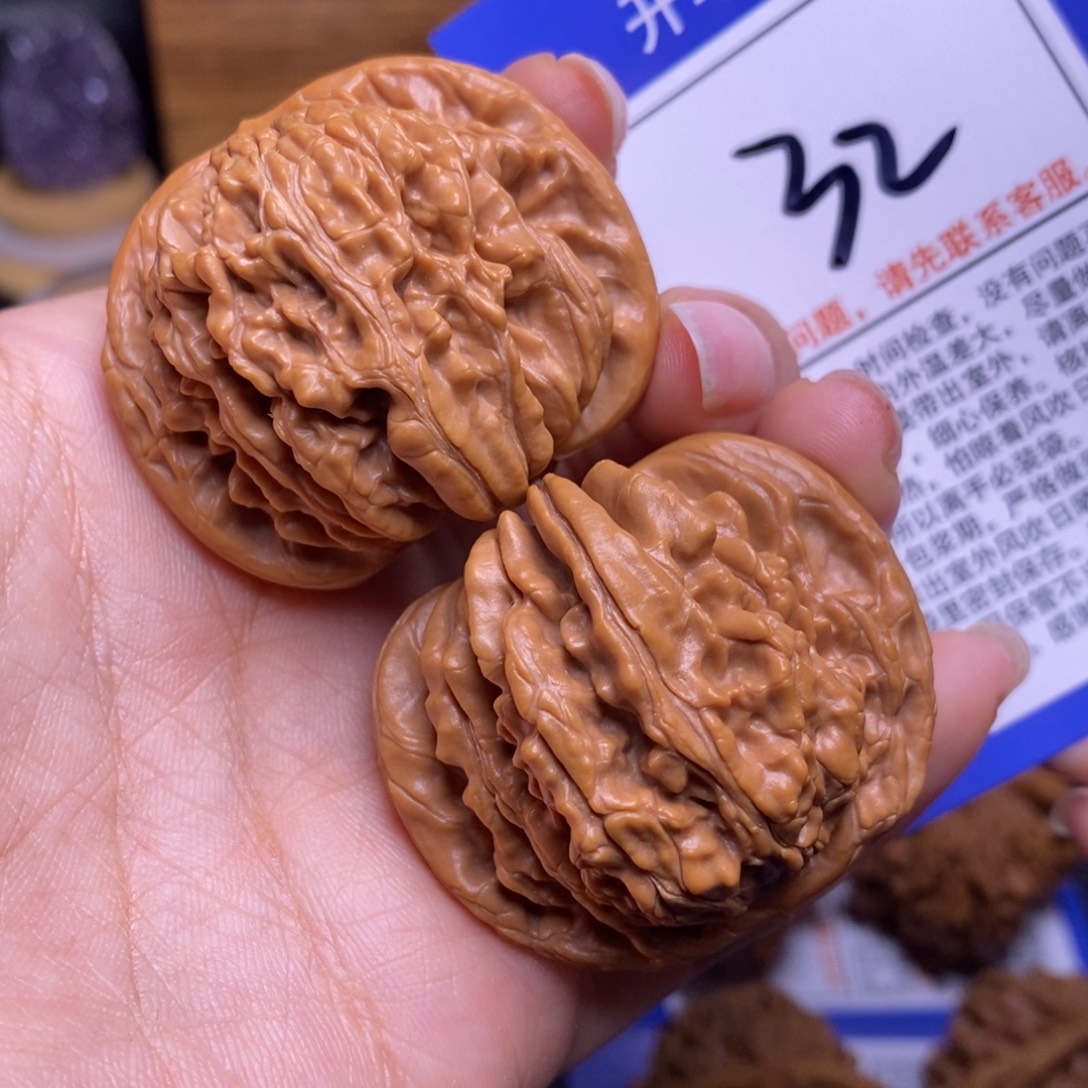 文玩核桃把件43四座楼32