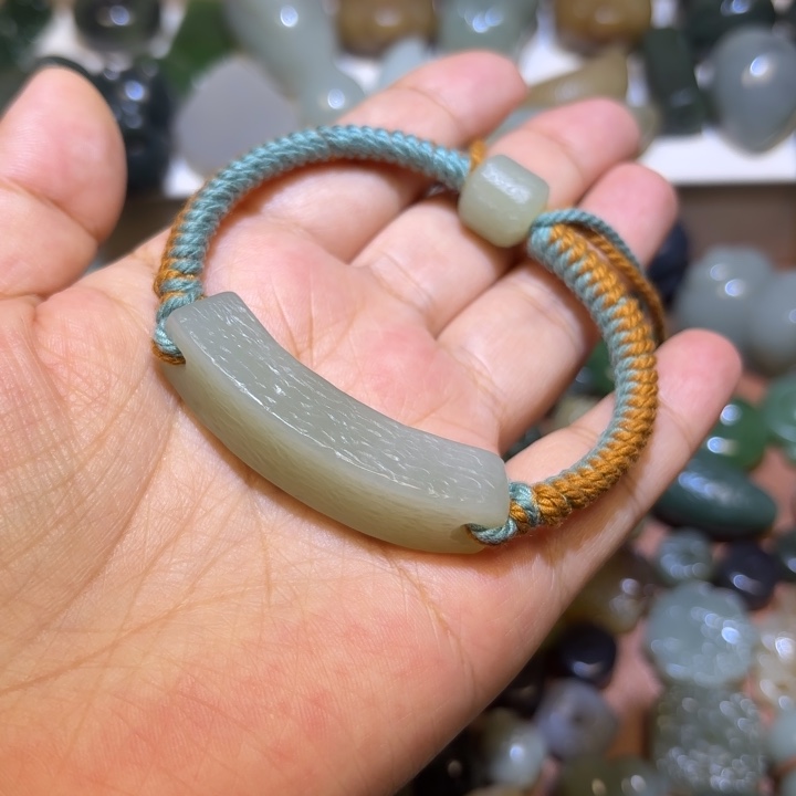 和田玉未镶嵌套链