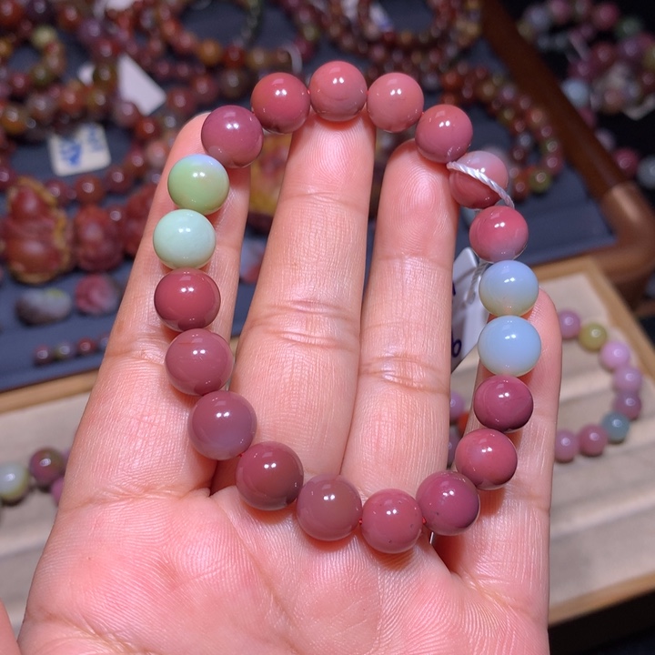 玛瑙/玉髓未镶嵌手链盐源玛瑙