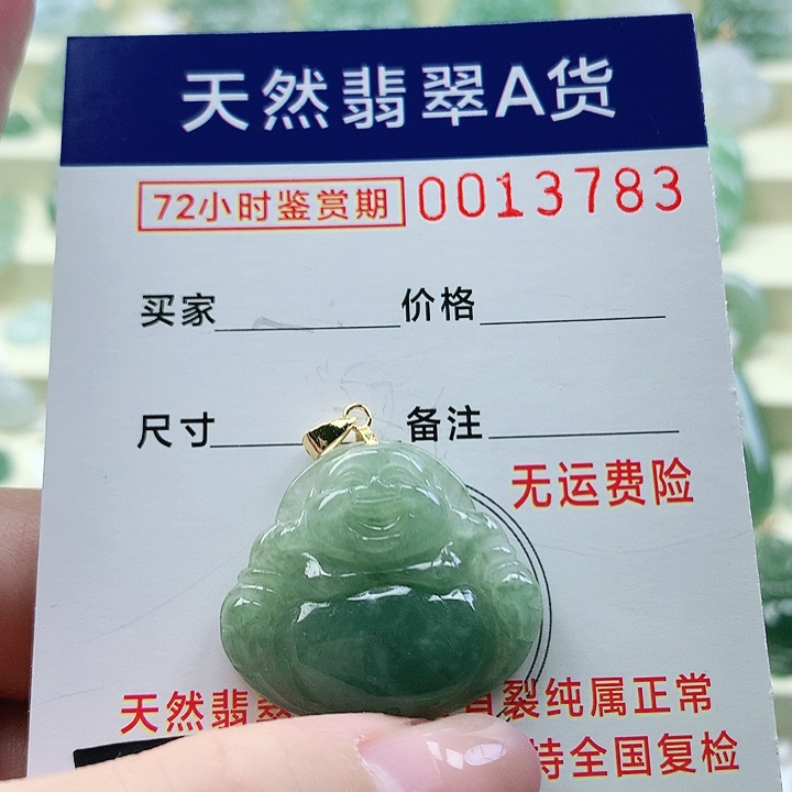 颈饰未镶嵌翡翠吊