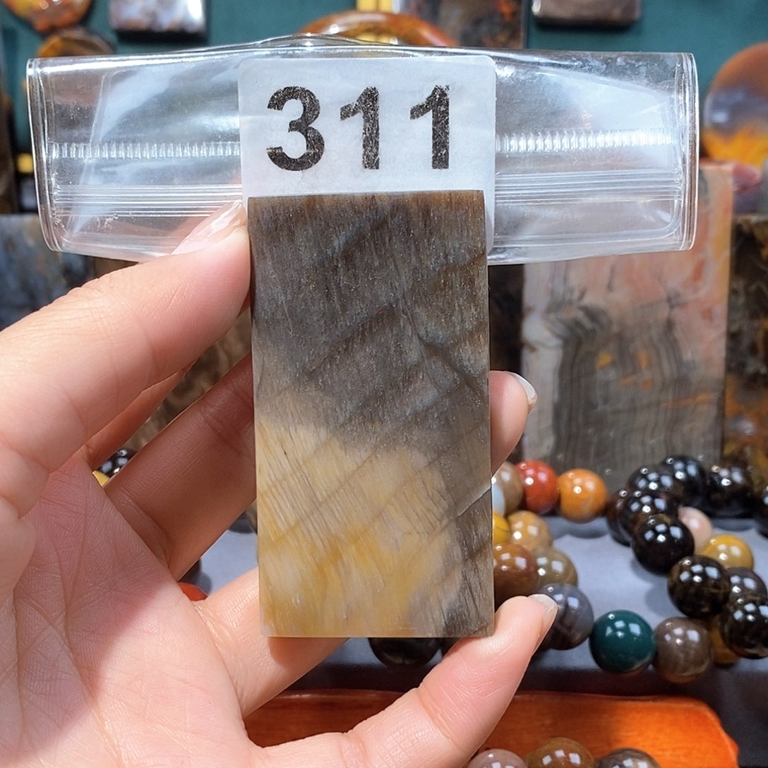 硅化玉天然北票硅化玉牌子未镶嵌天然北票硅化玉牌子