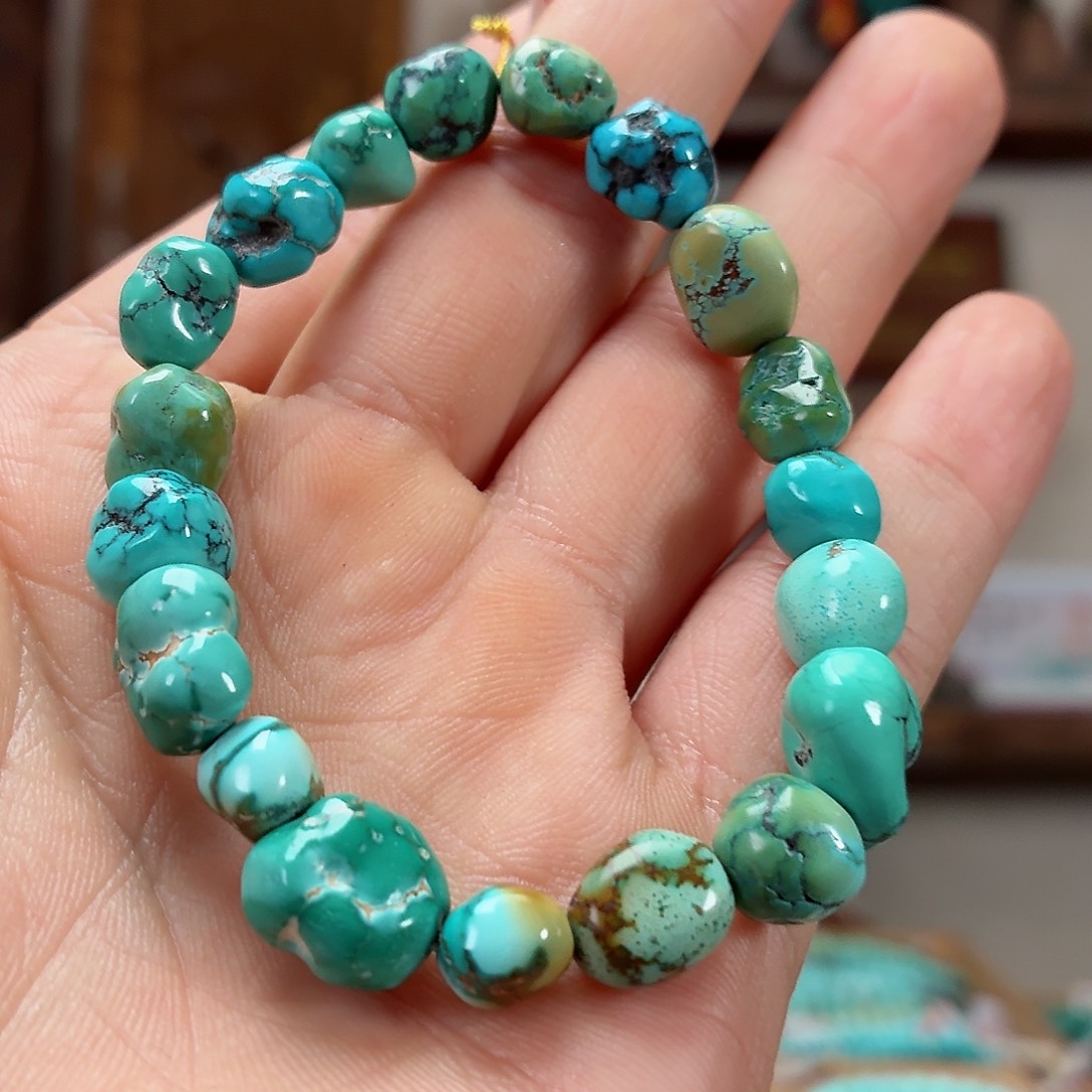 未镶嵌绿松石珠宝奇石