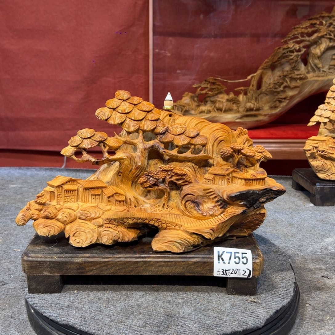 金丝楠崖柏木雕木雕