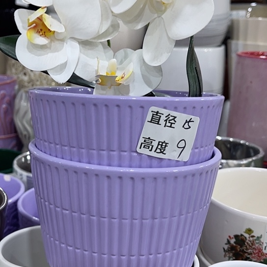 多肉绿植陶瓷花盆9.9包邮，有孔