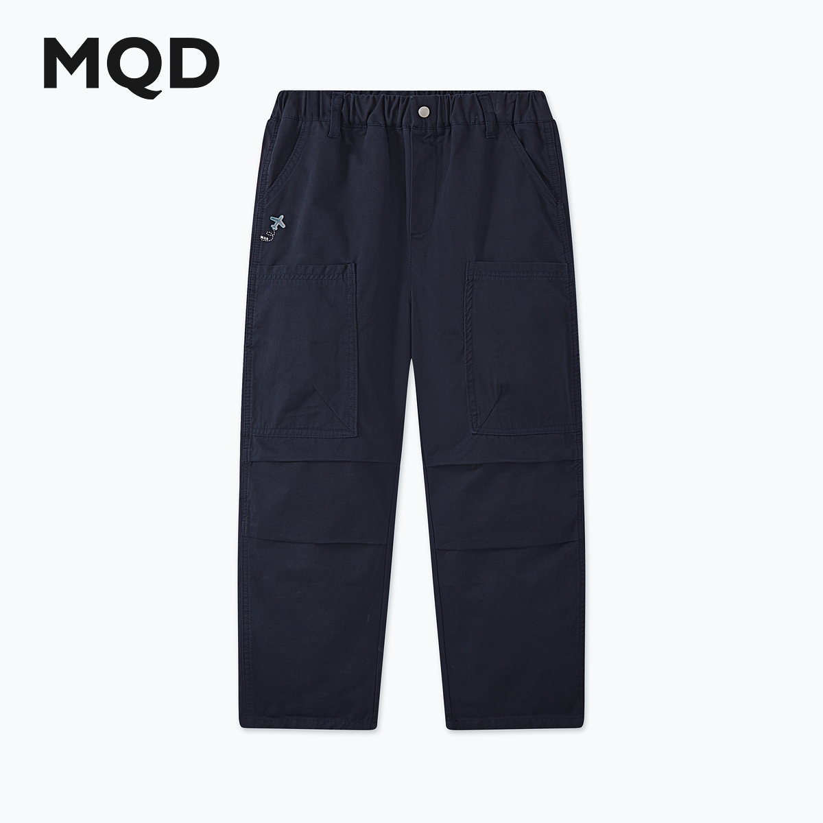 MQD男童25秋新款户外工装裤登山露营大口袋宽松休闲裤9653W1511