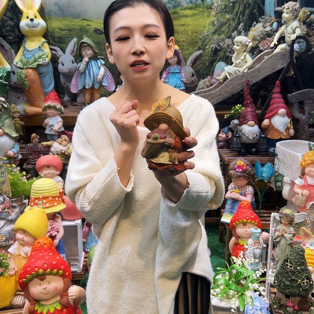 花园摆件红红火火