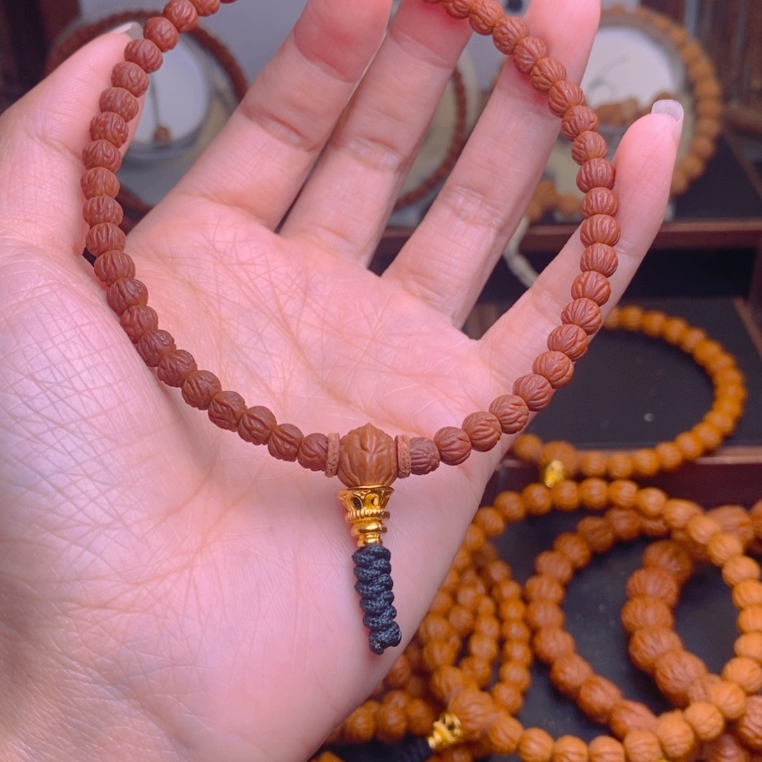 这***嘿桃核手串龙文桃核06