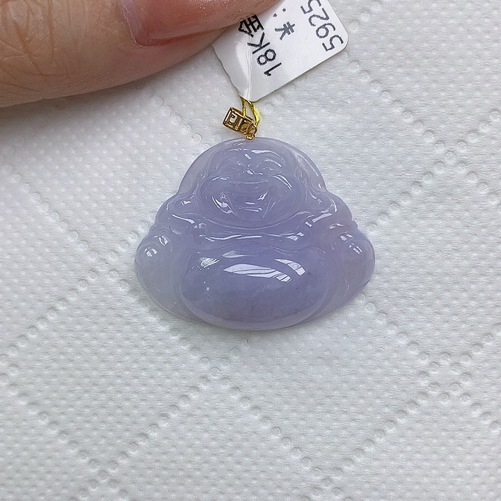 颈饰18K金镶嵌翡翠