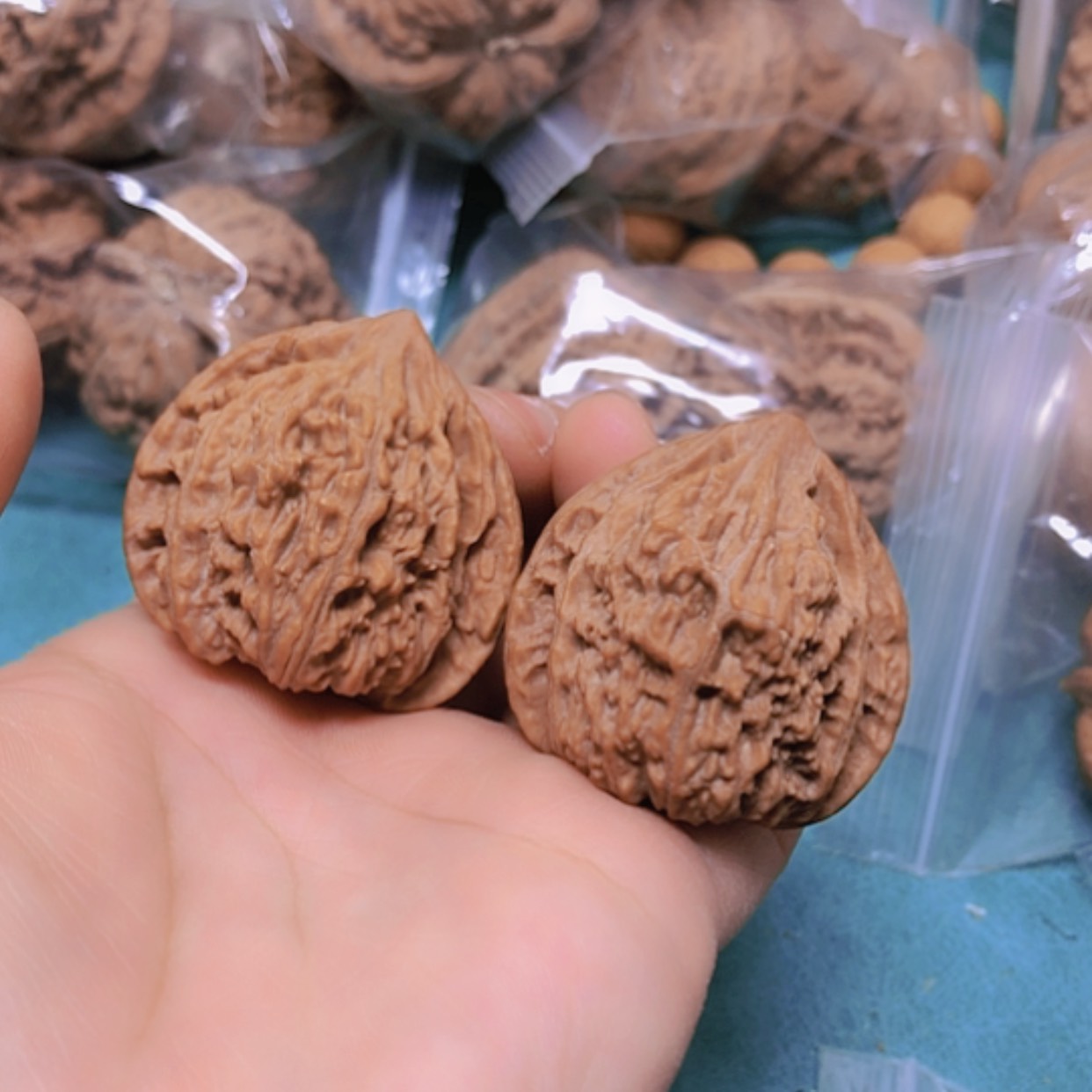 【闪购商品】把件核桃38流星雨修尖