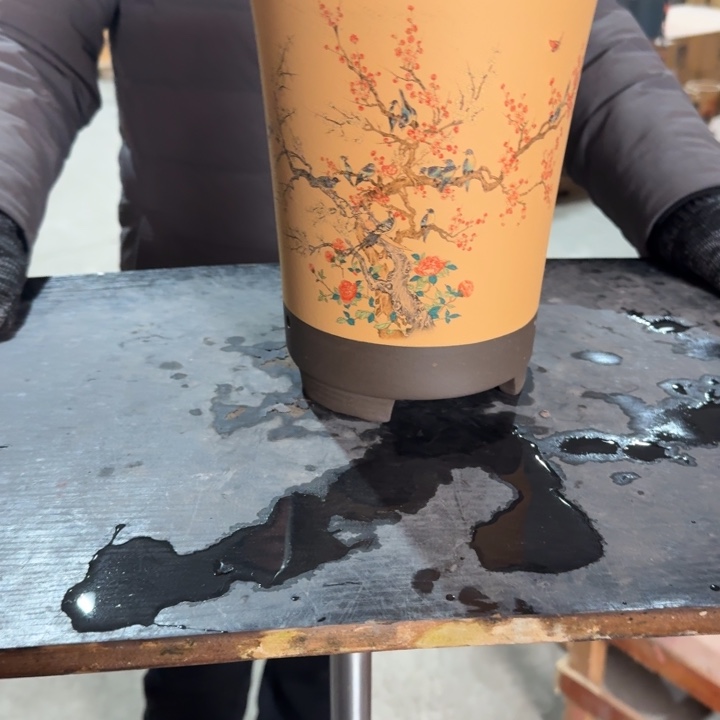 紫砂花盆破损补发