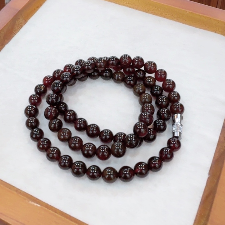 血珀颈饰未镶嵌继***·天然原矿缅甸血泊项链