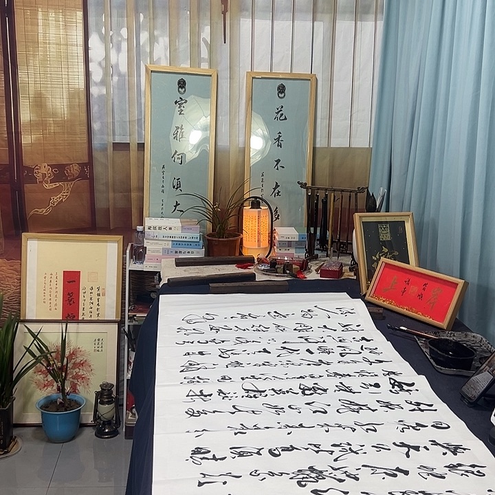 书法沁园春雪六尺宣纸