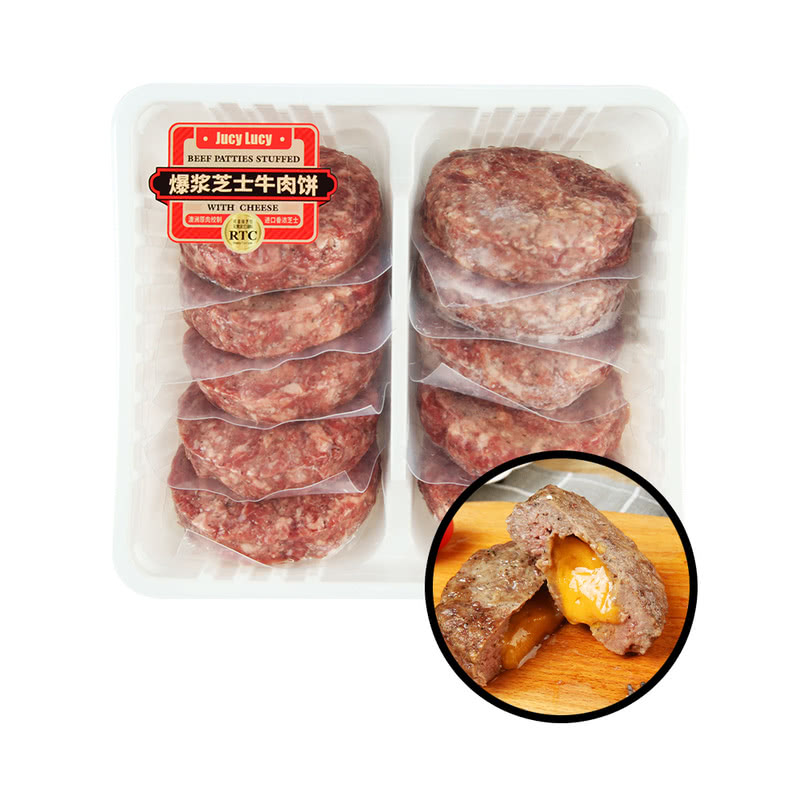 爆浆芝士牛肉饼 1.5kg