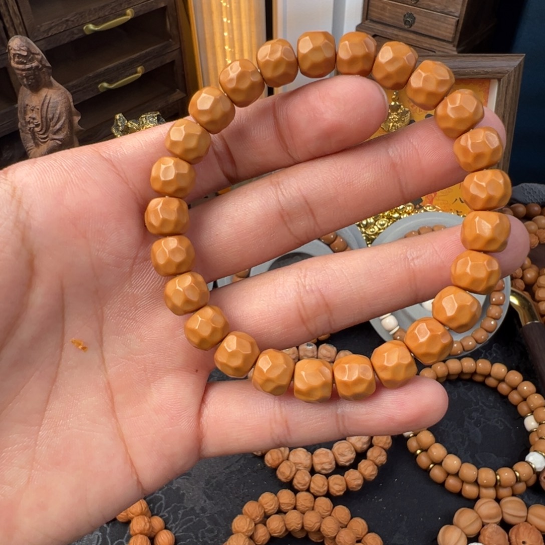 清***~核桃手串/手链卡十黑金无相