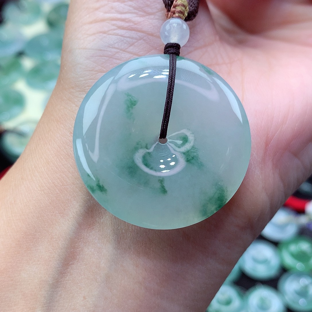 翡翠颈饰未镶嵌50尺寸35-6.5