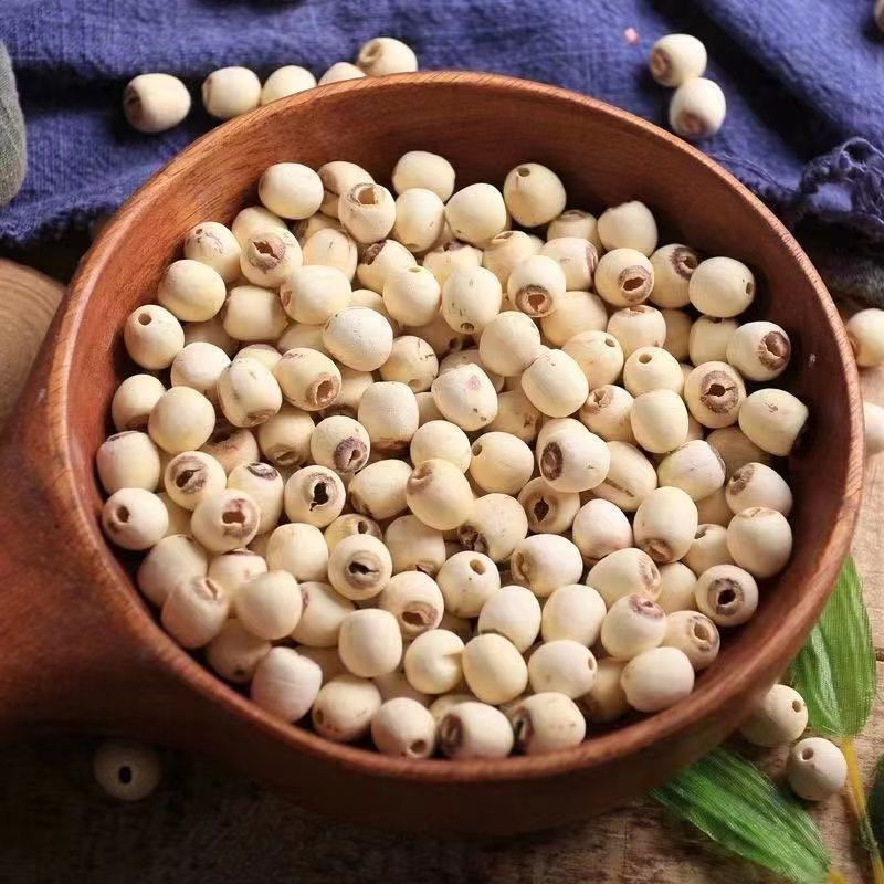【助农山货】白莲子无芯即食磨皮去通芯干货农家手工土特产煲汤新鲜