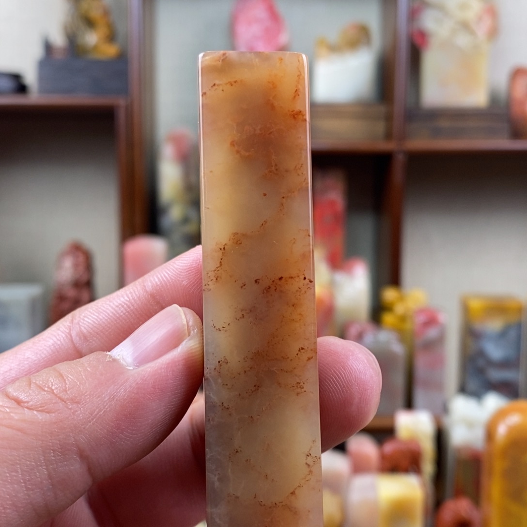 巴林石印石巴林石精品素章正章