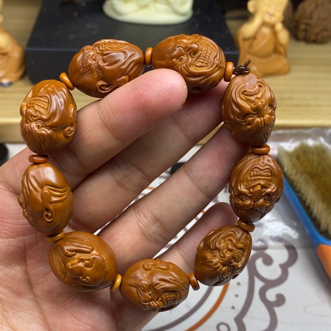 橄榄核手串/手链橄榄核核雕工艺宇