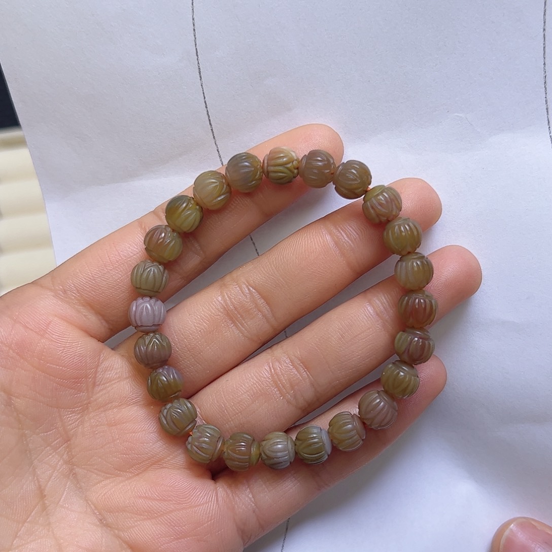 玛瑙/玉髓未镶嵌定制手串