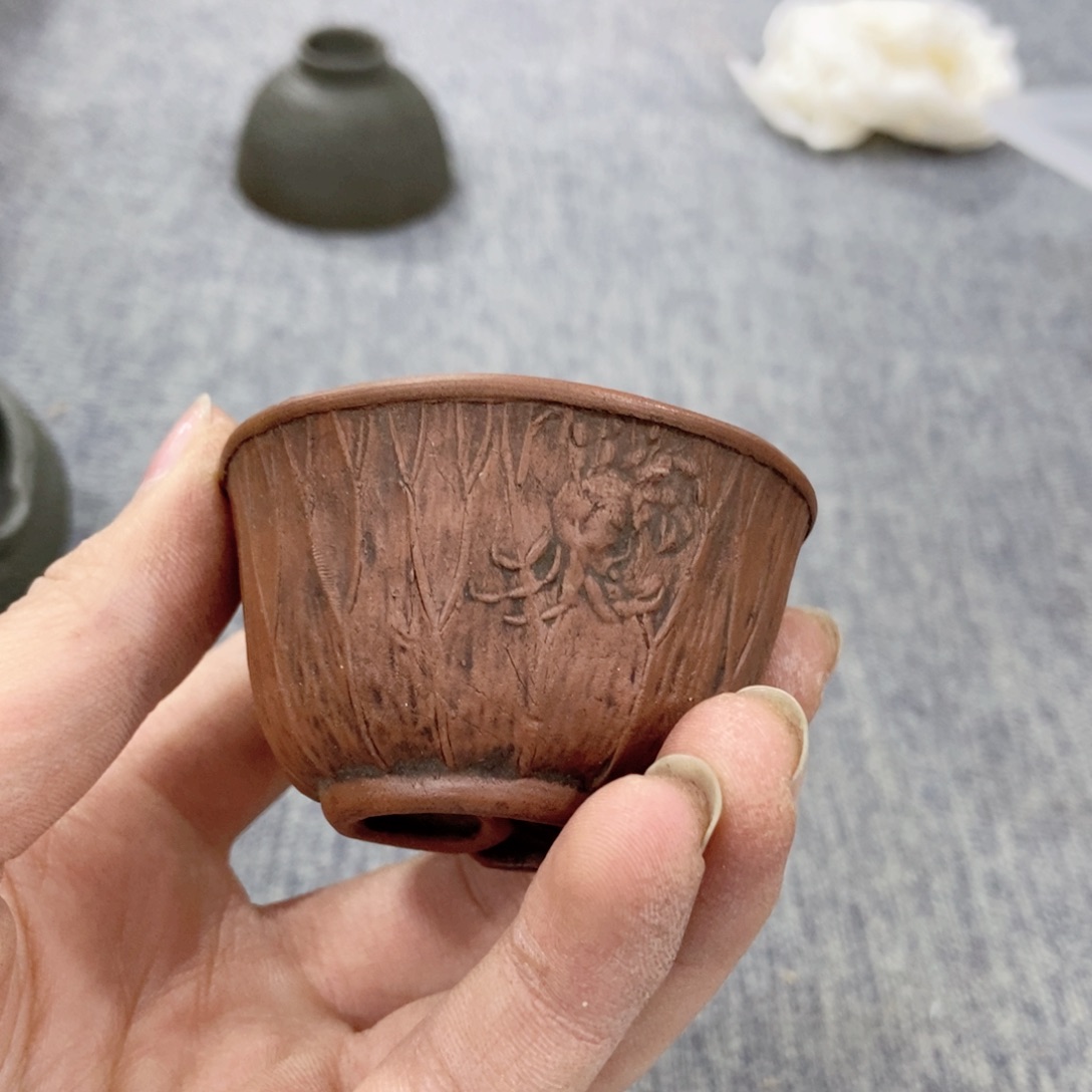 紫砂茶杯非常满意好看得物件