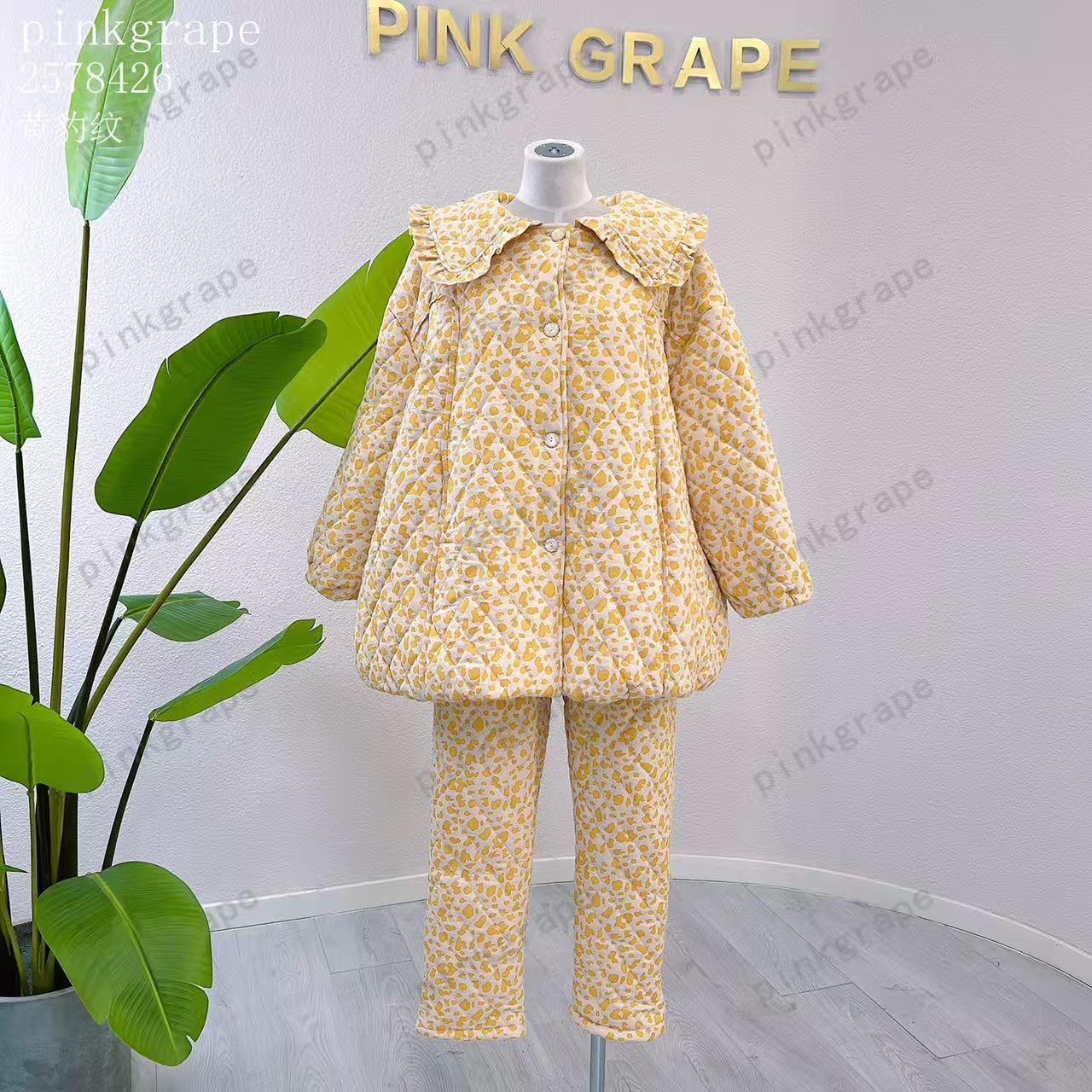 pinkgrape2025冬季可外穿加厚保暖三层夹棉家居睡衣样衣综合链接