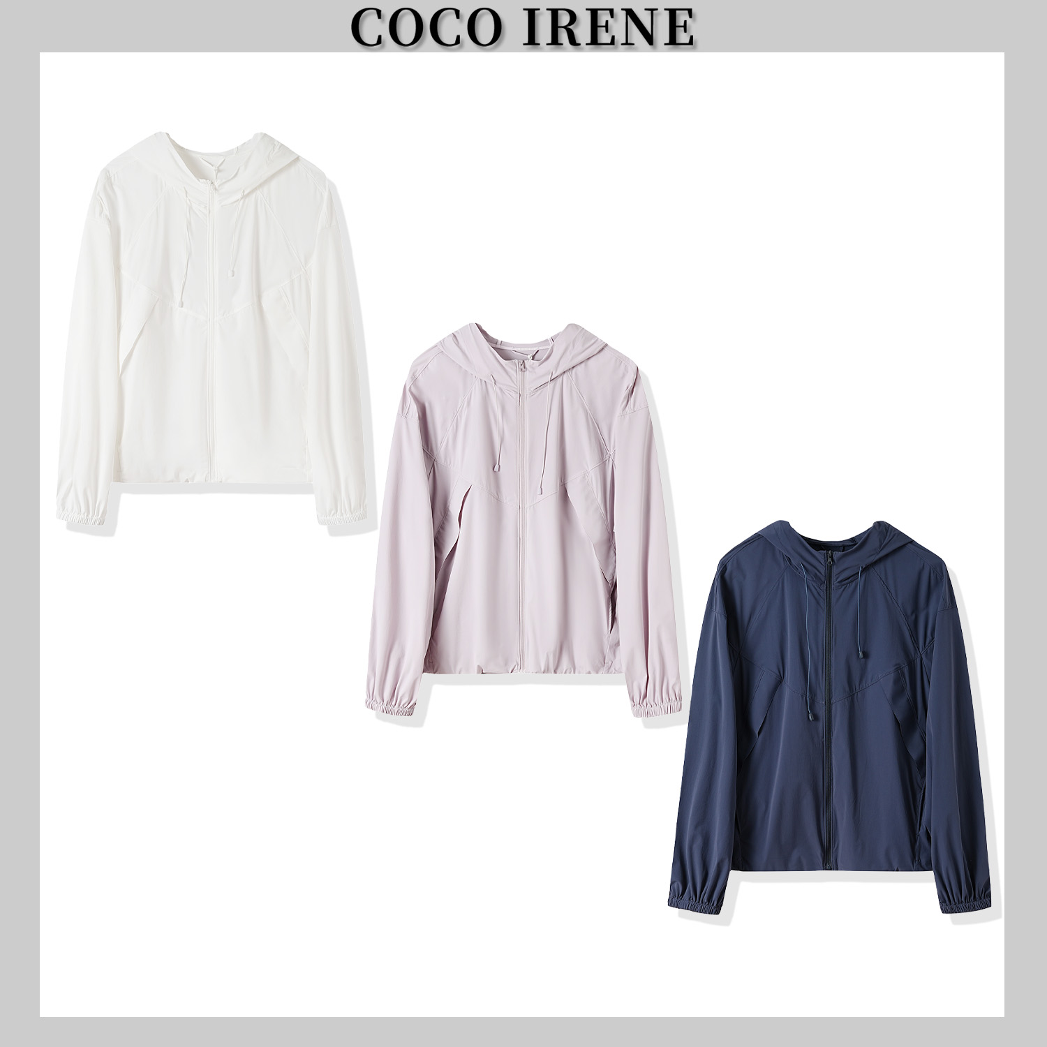 COCO IRENE 【原纱防晒】夏季防晒首选时尚原纱防晒外套