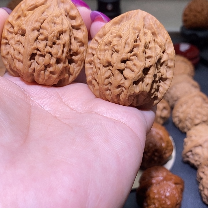 把件文玩核桃42原树满堂