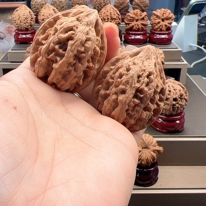 文玩核桃把件37 大沽石 i-013