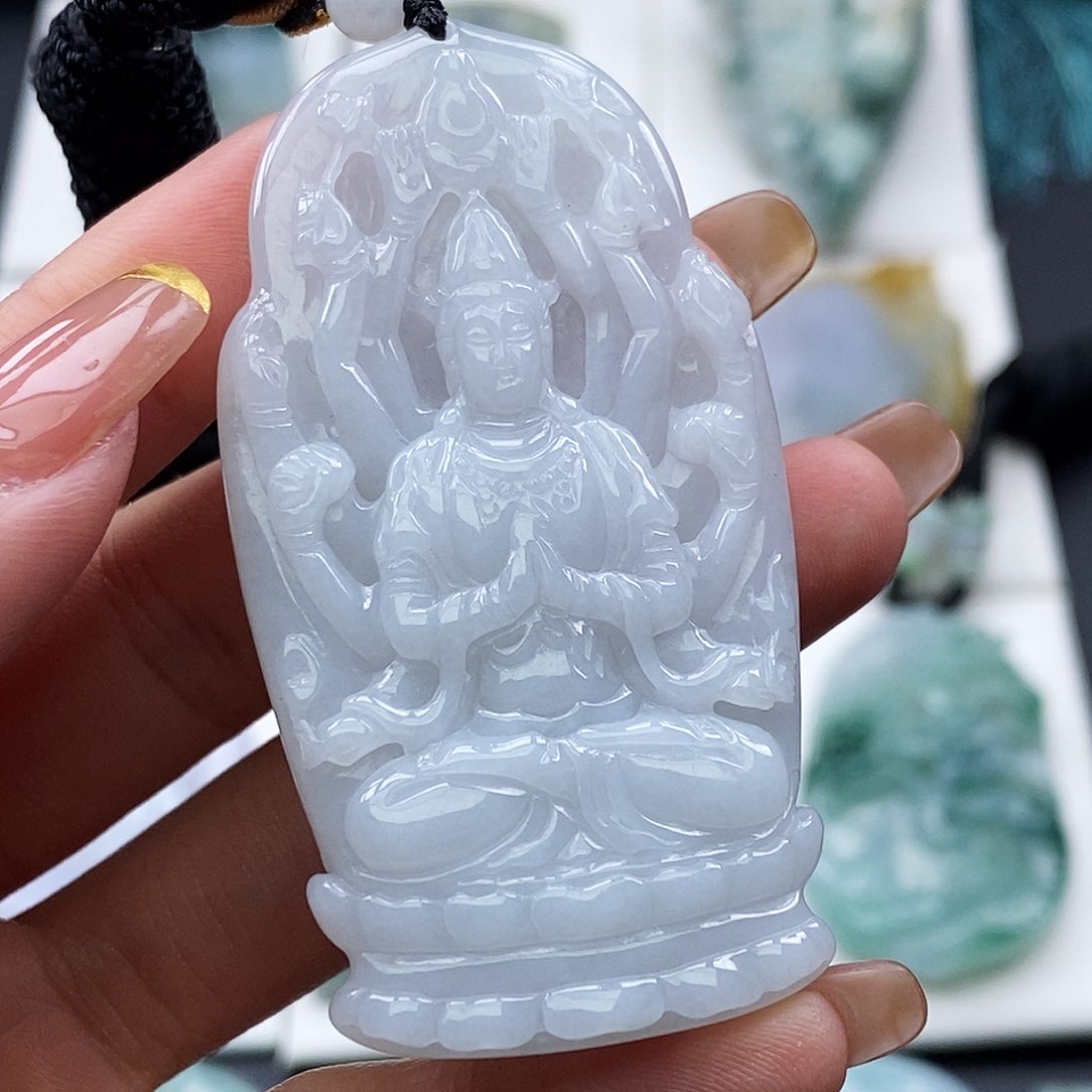 翡翠颈饰未镶嵌S*歌翡翠