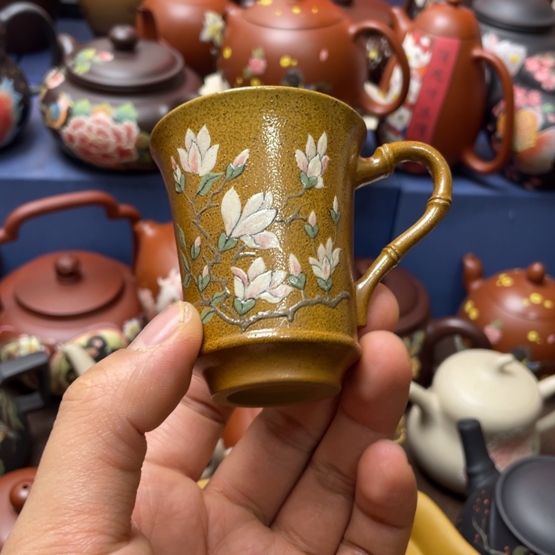 紫砂茶杯紫砂主人杯60cc