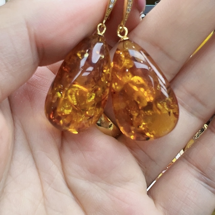 琥珀未镶嵌珠宝奇石