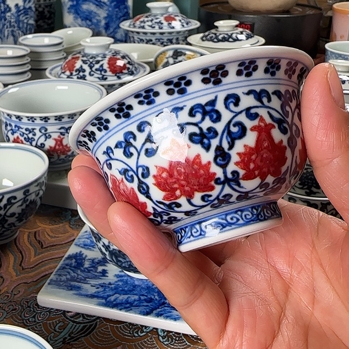 摄***u原矿釉里红80容量