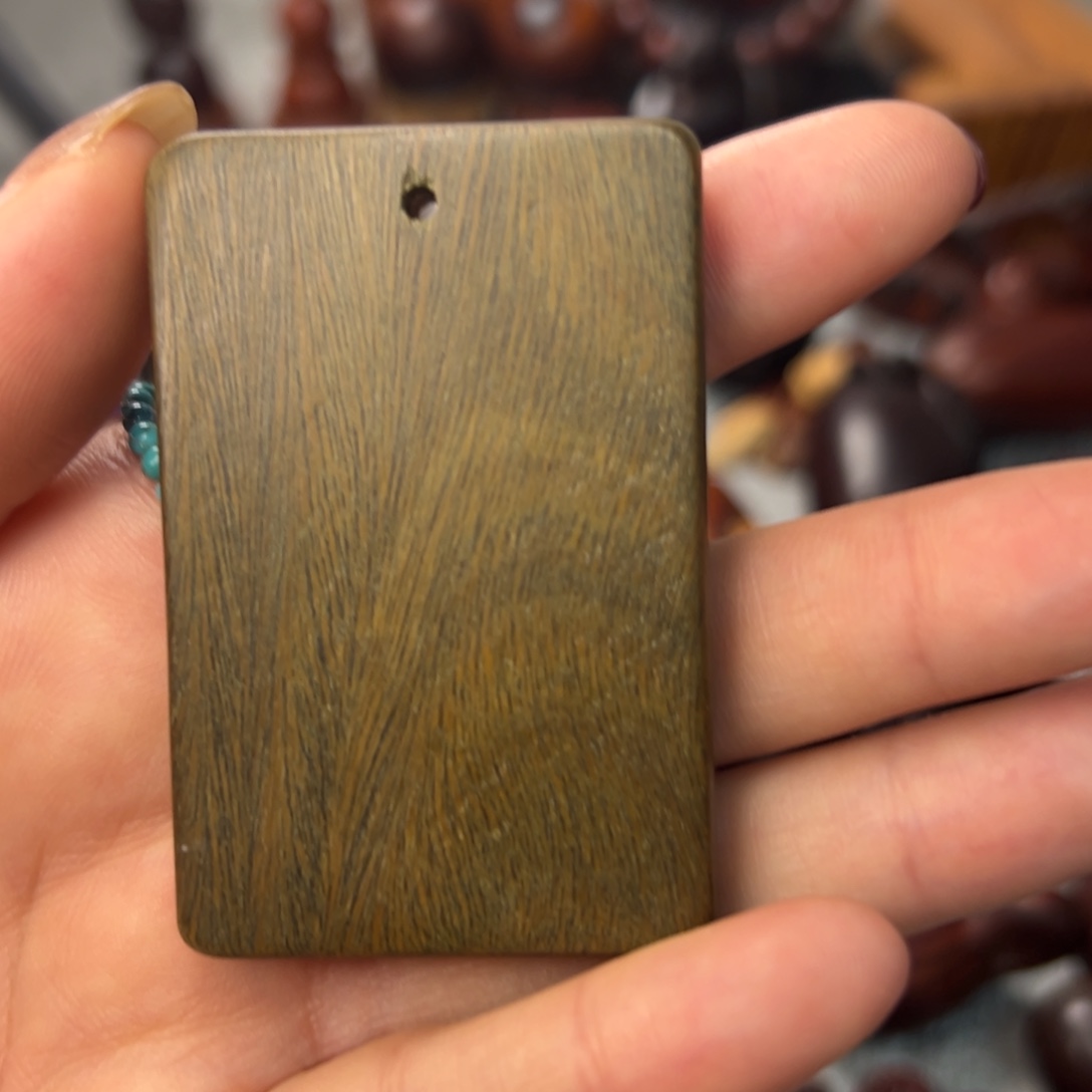 维腊木（绿檀）无事牌