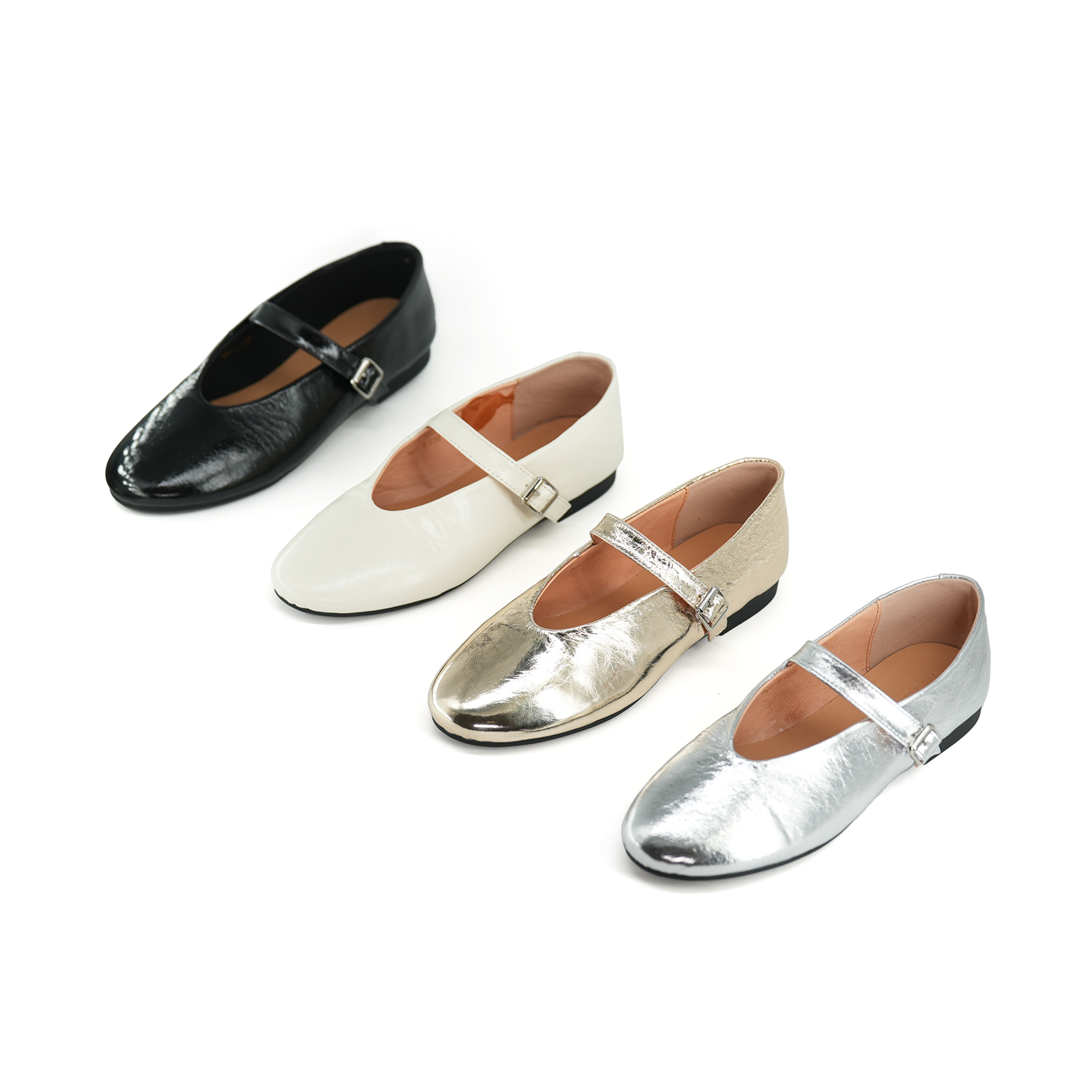 【小刚懂鞋】简约舒适春夏新款-法式小众一字带芭蕾舞女单鞋 366-6