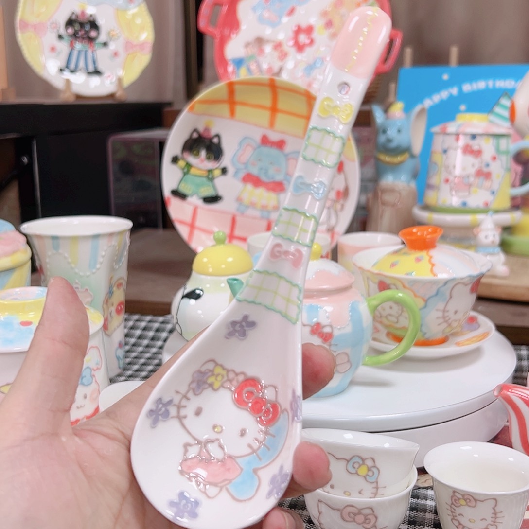 可爱陶瓷高温手作