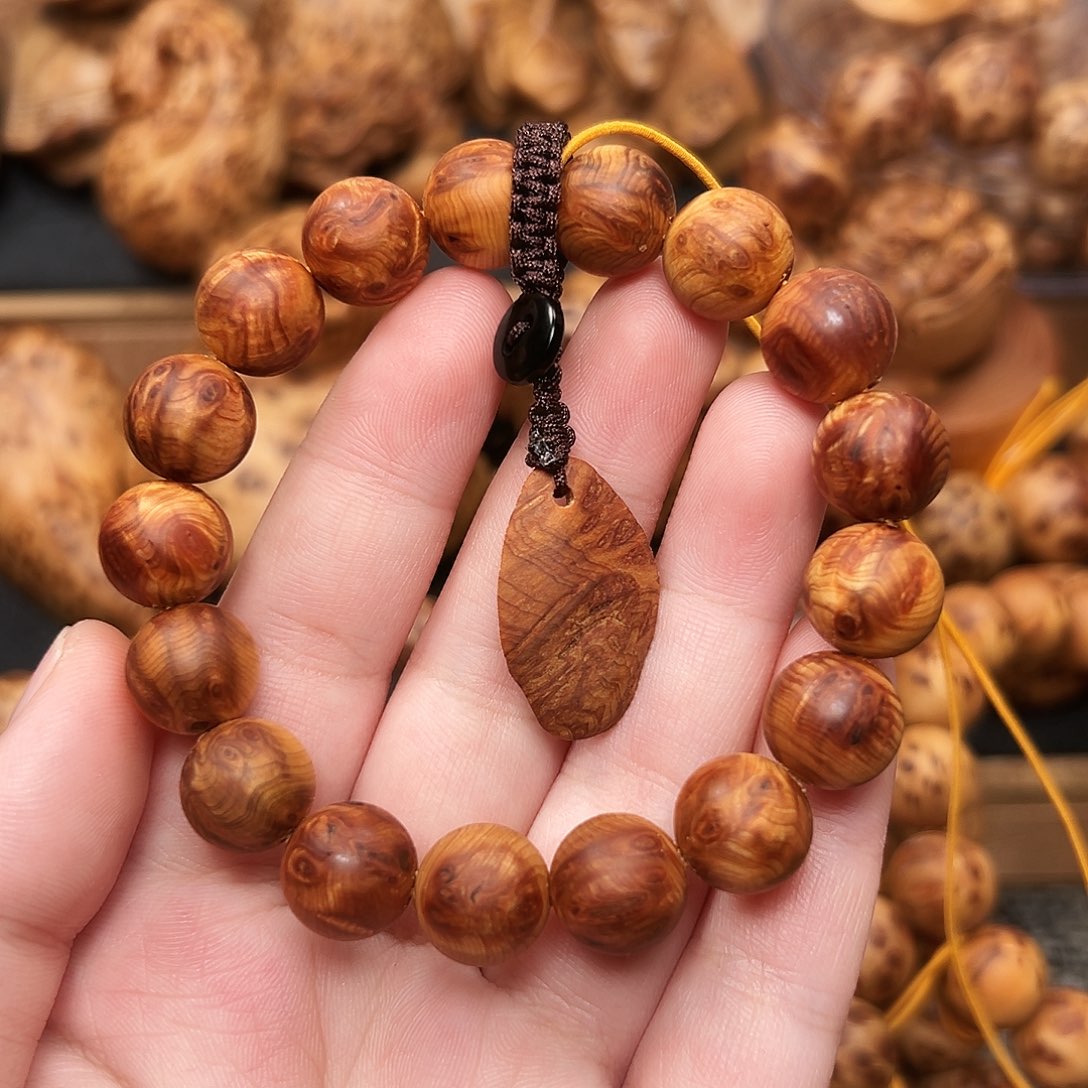 手串/手链柏木（崖柏）太行火焰纹1.2