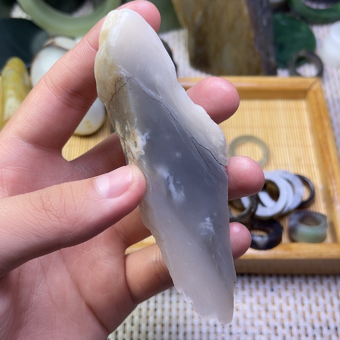 未镶嵌和田玉珠宝半成品