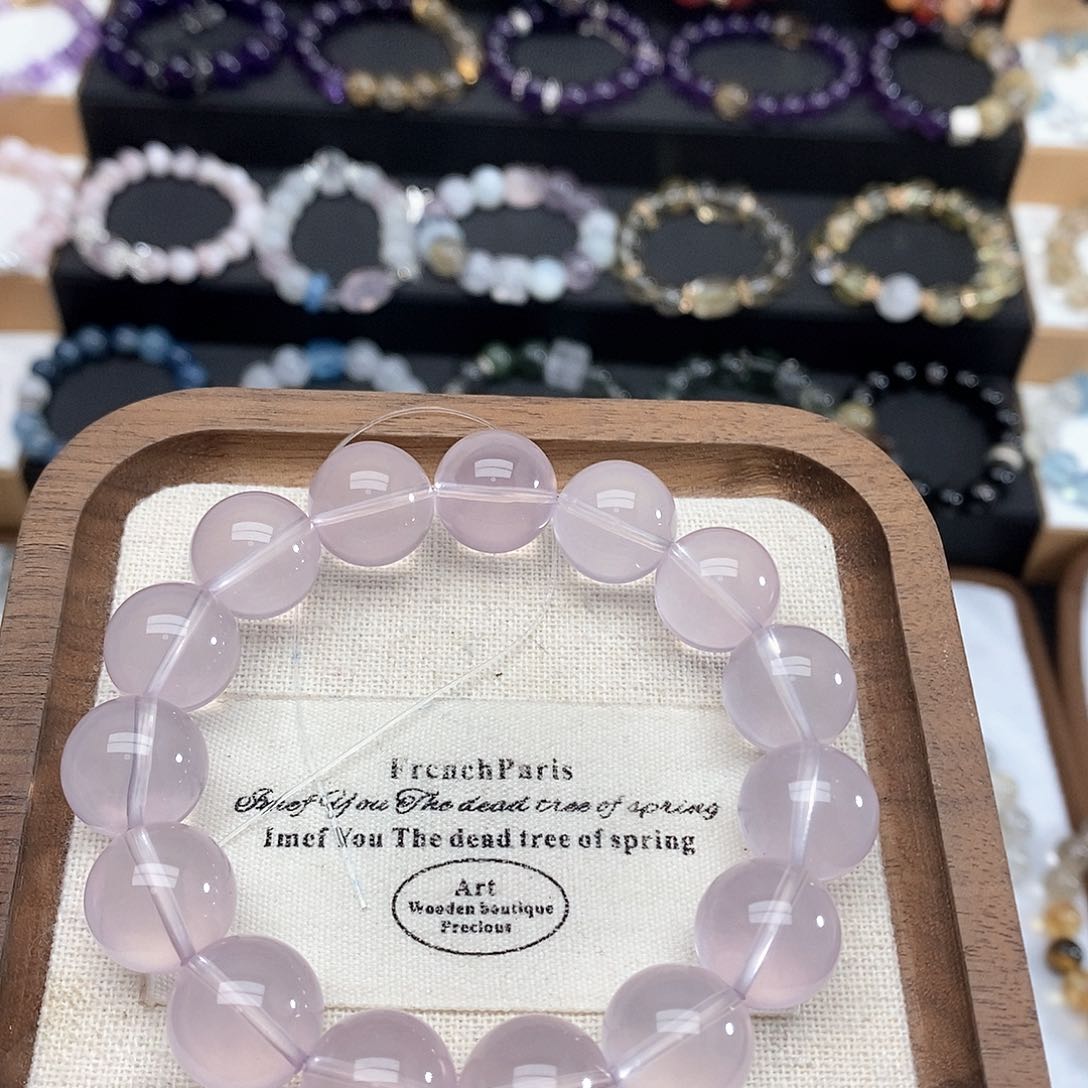 水晶手链未镶嵌?***?粉水晶