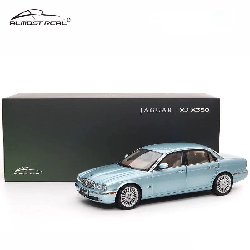 AlmostReal 1/18 捷豹 XJ6 （X350） 蓝银色