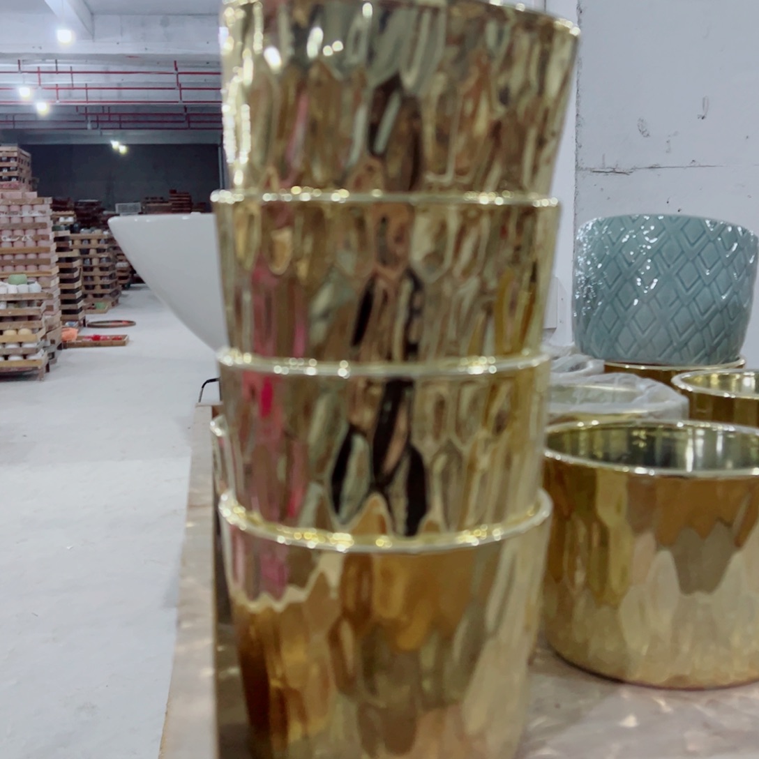 有孔，陶瓷花盆满10米包邮发货