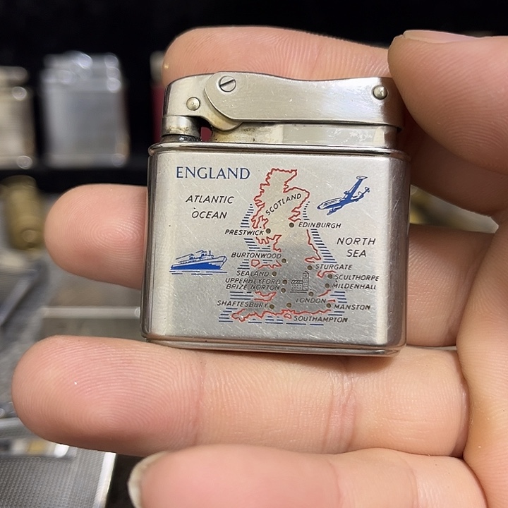 沐***品德国前火花古董打火机