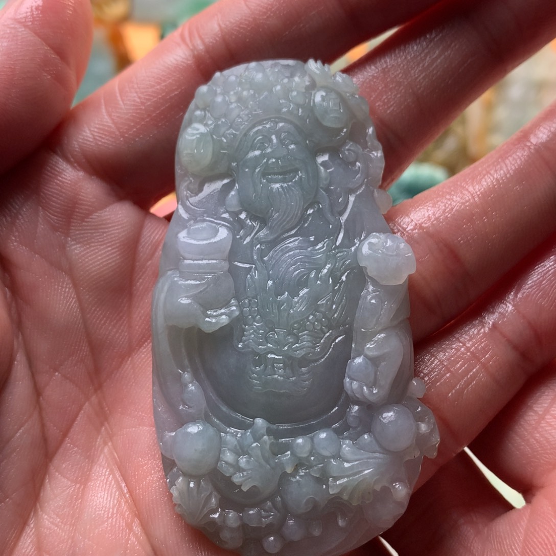 定制翡翠未镶嵌财神