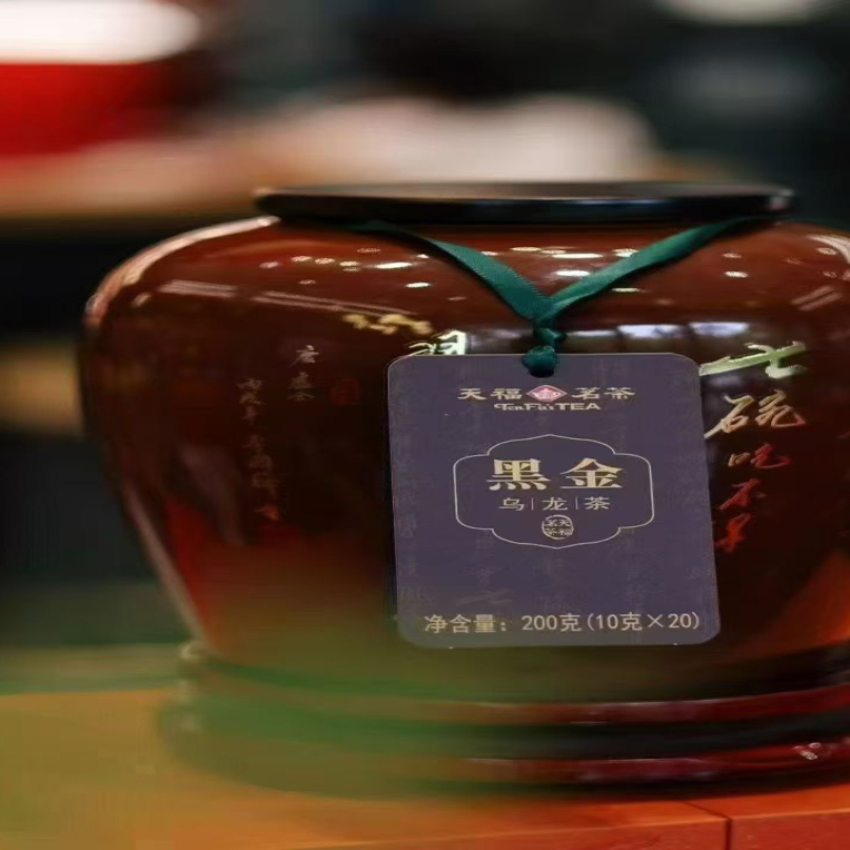 天福茗茶黑金乌龙茶200克 -整组2盒